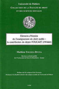 Éléments d'histoire de l'enseignement du droit public