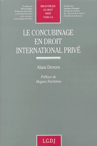 Le concubinage en droit international privé