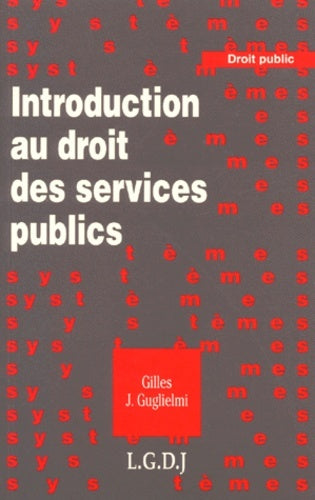 Introduction au droit des services publics