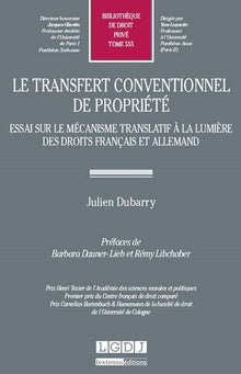 Le transfert conventionnel de propriété