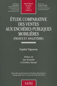 Etude comparative des ventes aux enchères publiques mobilières (France et Angleterre)
