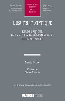 L'usufruit atypique