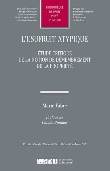 L'usufruit atypique