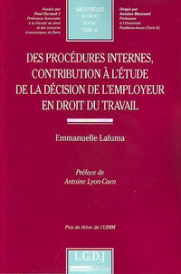 Des procédures internes