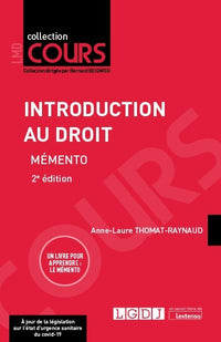 Introduction au droit: Mémento