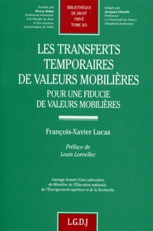 Les Transferts Temporaires de Valeurs Mobilières