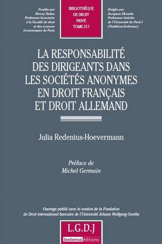 la responsabilité des dirigeants dans les sociétés anonymes en droit français et
