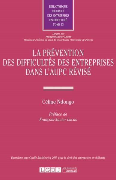 La prévention des difficultés des entreprises dans l'AUPC révisé