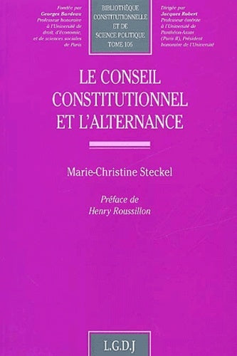 Le Conseil constitutionnel et l'alternance