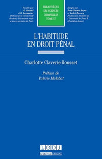 l'habitude en droit pénal