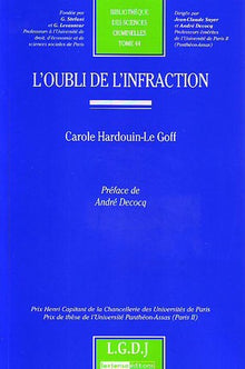 L'oubli de l'infraction