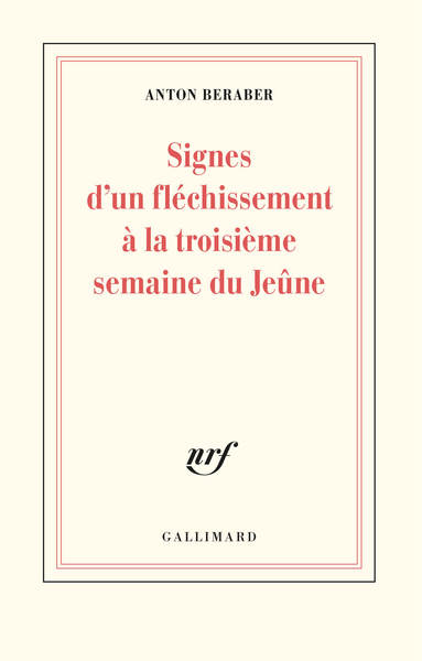 Signes d’un fléchissement à la troisième semaine du Jeûne