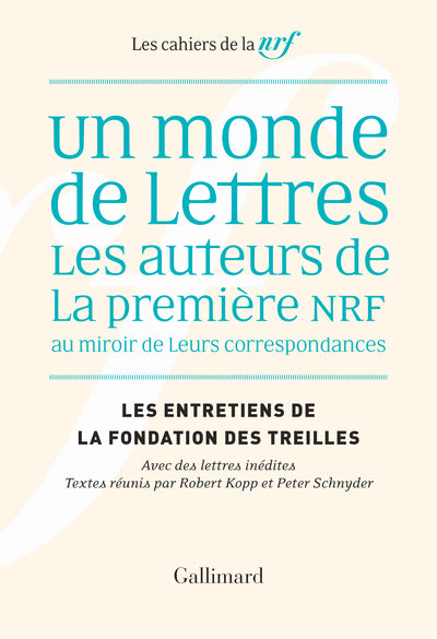 Un monde de lettres