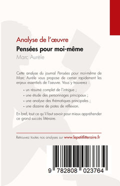 Pensées pour moi-même de Marc Aurèle