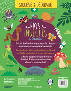 Soulève et découvre - Au pays des insectes et bestioles