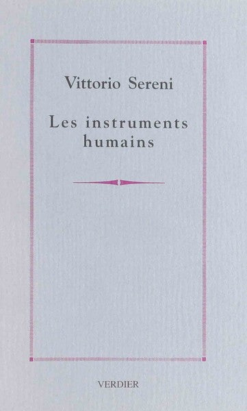 Les instruments humains
