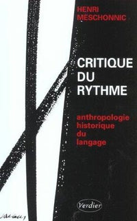 Critique du rythme