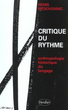 Critique du rythme
