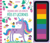 Fées et licornes - Dessine avec les doigts