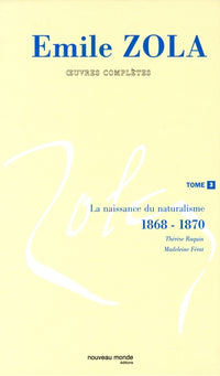 Oeuvres complètes d'Emile Zola, tome 3
