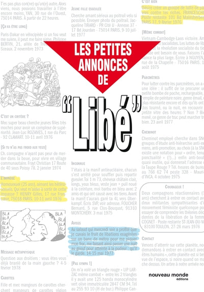 Les petites annonces de Libé