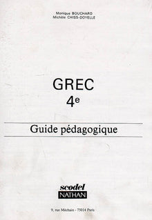 Grec - niveau 1 - 4e - Guide pédagogique
