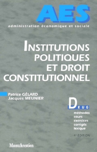 Institutions politiques et droit constitutionnel
