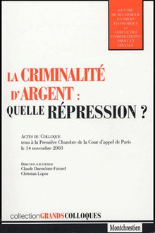 La criminalité d'argent