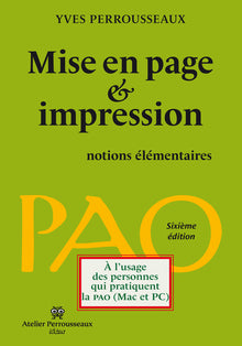 Mise en page et impression : Notions élémentaires