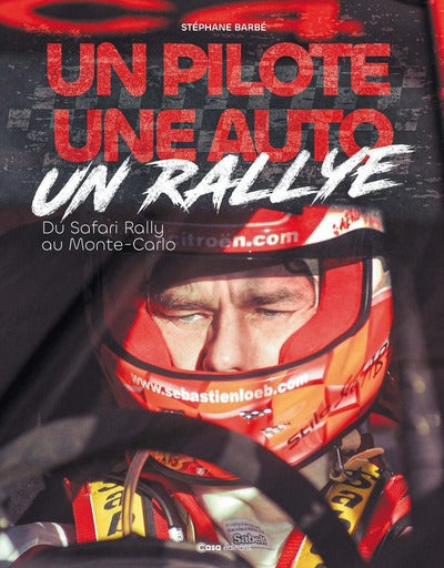 Un pilote une voiture un rallye