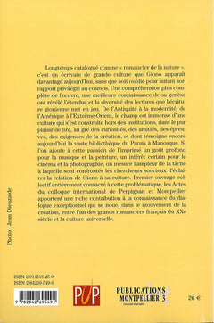 Giono dans sa culture
