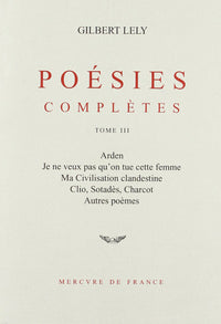 Poésies complètes