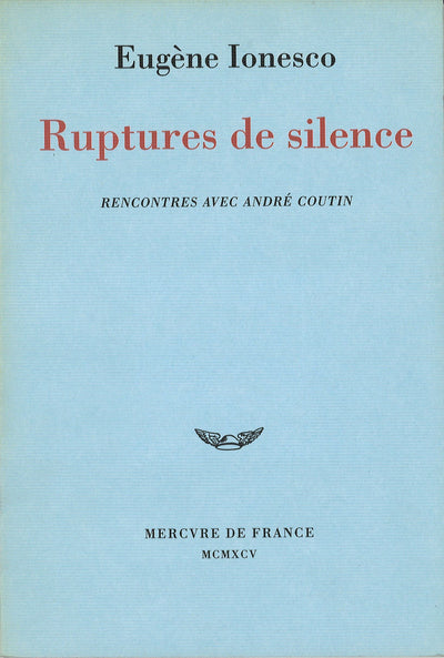 Ruptures de silence