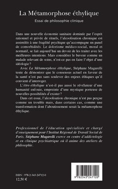 La métamorphose éthylique: Essai de philosophie clinique
