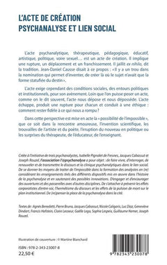 L'acte de création
