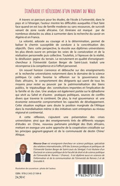 Itinéraire et réflexions d'un enfant du Walo