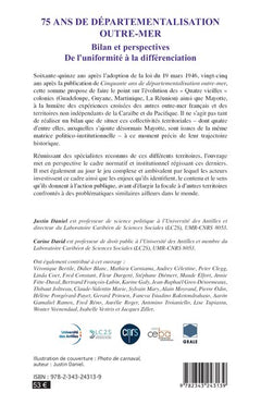 75 ans de départementalisation outre-mer: Bilan et perspectives De l'uniformité à la différenciation