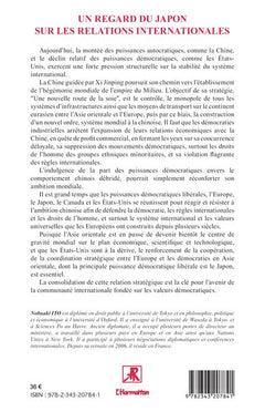 Un regard du Japon sur les relations internationales