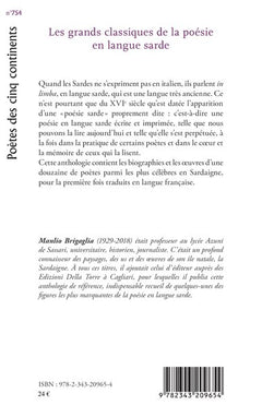 Les grands classiques de la poésie en langue sarde