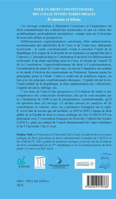 Pour un droit constitutionnel des collectivités territoriales