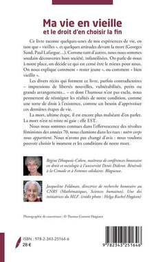 Ma vie en vieille et le droit d'en choisir la fin: Récits
