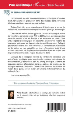 Du vandalisme d'oeuvres d'art: Destructions, dégradations et interventions dans les musées en Europe et en Amérique du Nord depuis 1970