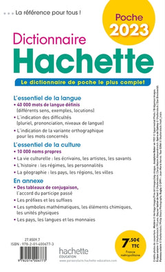 Dictionnaire Hachette POCHE 2023