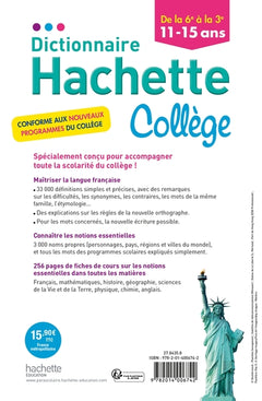 Dictionnaire Hachette Collège 11-15 ans