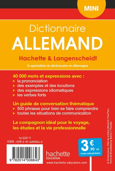 Mini dictionnaire Hachette Langenscheidt - Bilingue Allemand