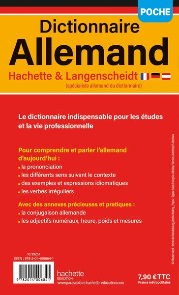 Dictionnaire Hachette Allemand Poche