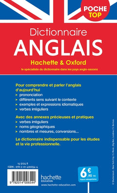 Dictionnaire poche Top Hachette Oxford - Bilingue Anglais