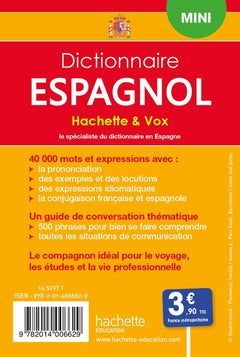 Mini dictionnaire Hachette Vox - Bilingue espagnol