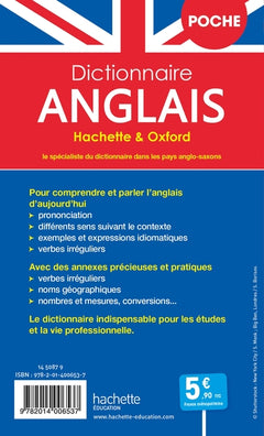 Dictionnaire poche Hachette Oxford - Bilingue Anglais