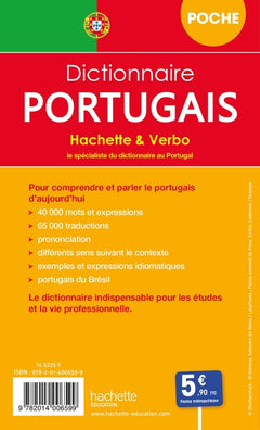 Dictionnaire Poche Hachette Verbo - Bilingue Portugais
